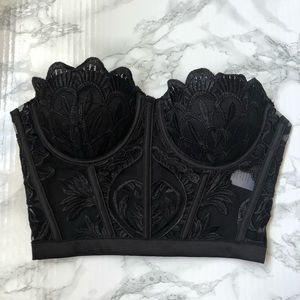 Charlotte Russe Cropped Lace Corset NWT